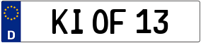 Truck License Plate